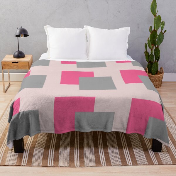 Item preview, Gray And Pink Squares pattern designed and sold by Nesro34.