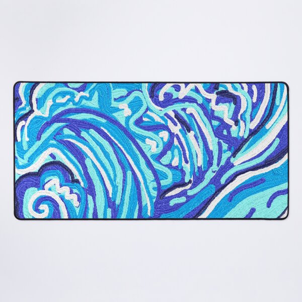 Item preview, wave, vintage wave patterns, oil painting designed and sold by zzzozzo.