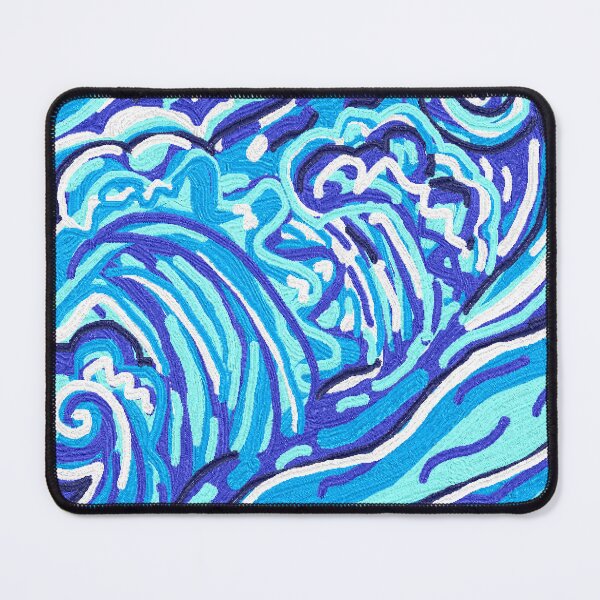 Item preview, wave, vintage wave patterns, oil painting designed and sold by zzzozzo.