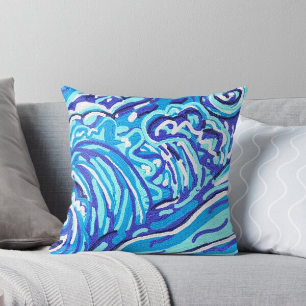 Item preview, wave, vintage wave patterns, oil painting designed and sold by zzzozzo.