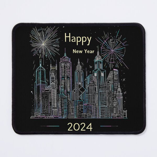 Item preview, Happy New Year 2024 Celebration Holiday designed and sold by emaga.