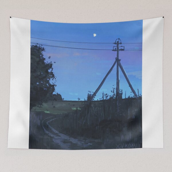 Item preview, Path at night designed and sold by OrangesAndFun.