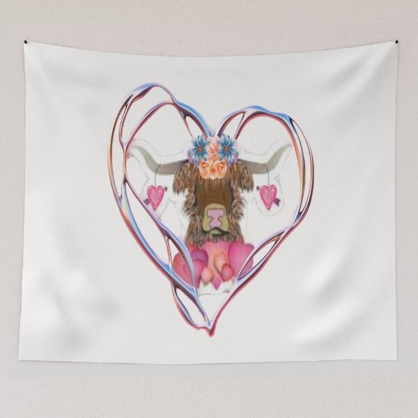 Item preview, Heart Heifer, Cute Lettering Design , Bee Mine For Valentine, Everyday My Valentine, you will live on in my heart designed and sold by Adri Barnard.