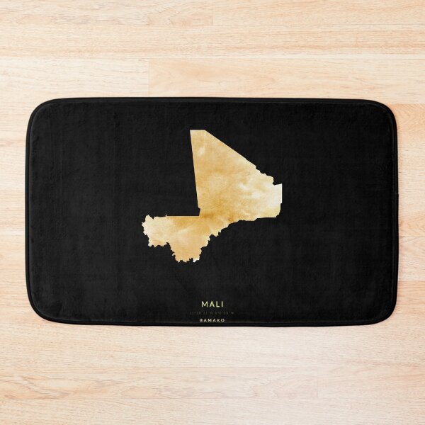 Item preview, Map of Mali in gold color designed and sold by Jerhus.