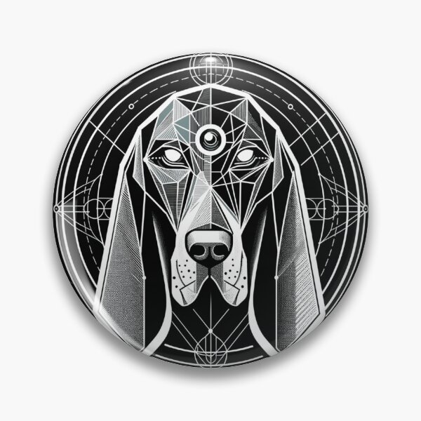 Item preview, Clarvoyent Hound Blueprint designed and sold by bluepawprint.