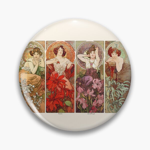 Item preview, The Precious Stones, by Alphonse Mucha. HIGH DEFINITION designed and sold by MINDTHECHERRY.