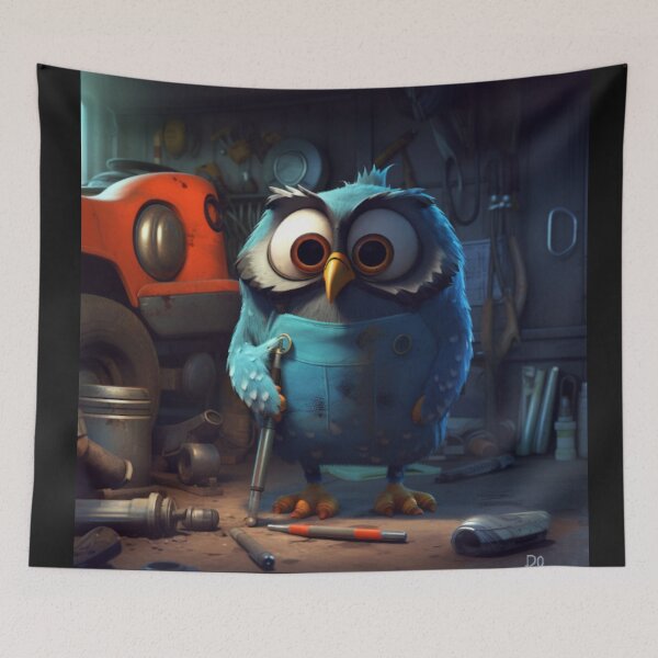Item preview, Owl Mechanic  designed and sold by Highlandkings.