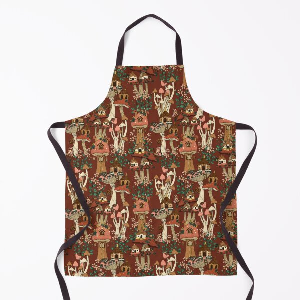 Item preview, Cute Red Mushroom Cottagecore Pattern designed and sold by ReaDillo.