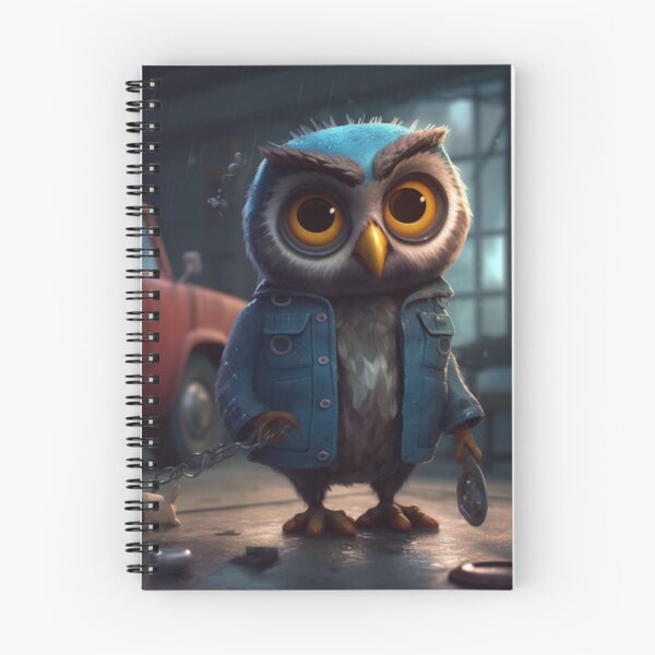 Item preview, Owl Mechanic Orville designed and sold by Highlandkings.