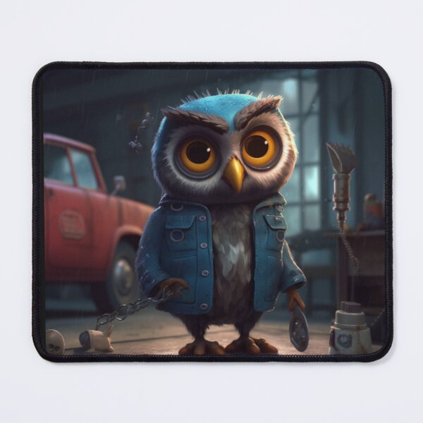 Item preview, Owl Mechanic Orville designed and sold by Highlandkings.