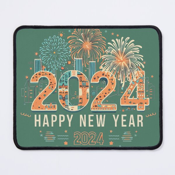 Item preview, Happy New Year 2024 Celebration Holiday designed and sold by emaga.