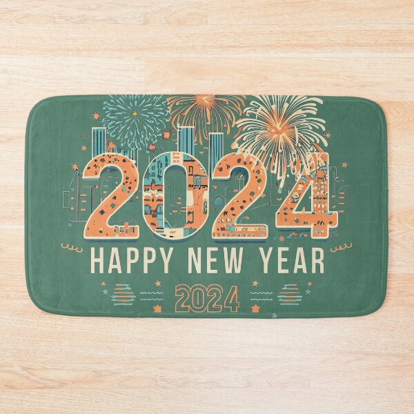 Item preview, Happy New Year 2024 Celebration Holiday designed and sold by emaga.