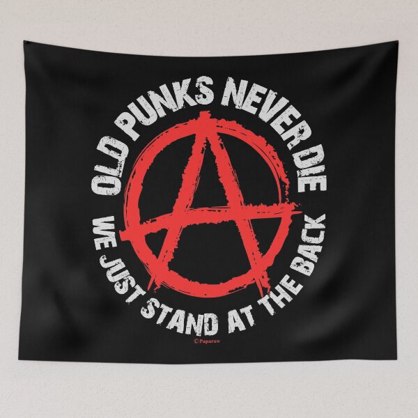 Item preview, OLD PUNKS NEVER DIE designed and sold by Paparaw.