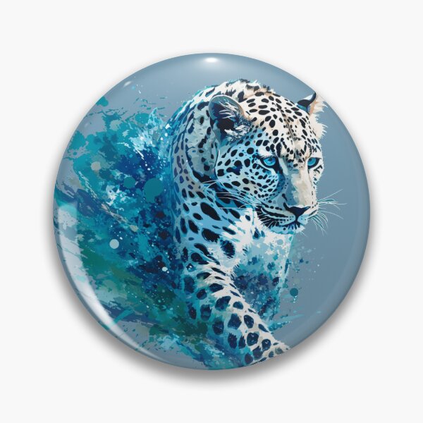Item preview, Cerulean Snow Leopard  designed and sold by CleverboyDsgns.