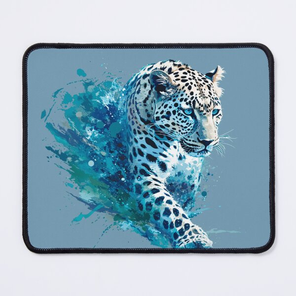Item preview, Cerulean Snow Leopard  designed and sold by CleverboyDsgns.