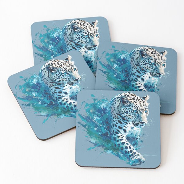 Item preview, Cerulean Snow Leopard  designed and sold by CleverboyDsgns.