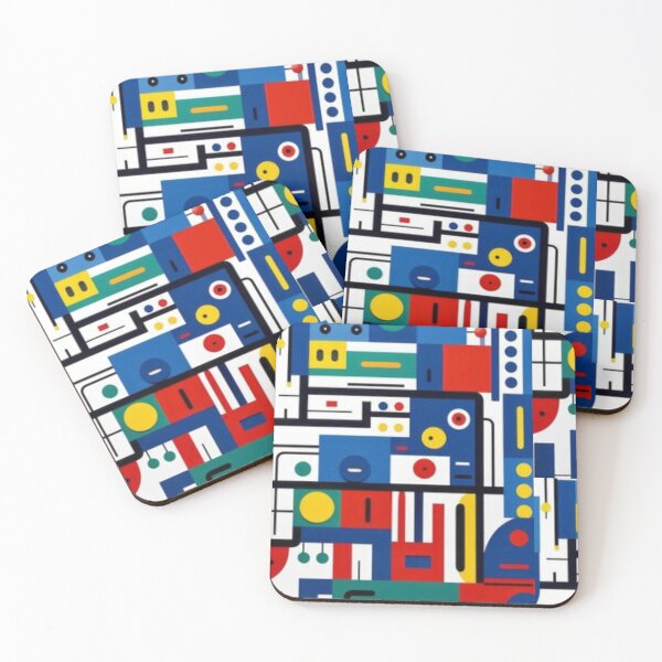 Item preview, Colorful abstract designed and sold by Lee-collections.