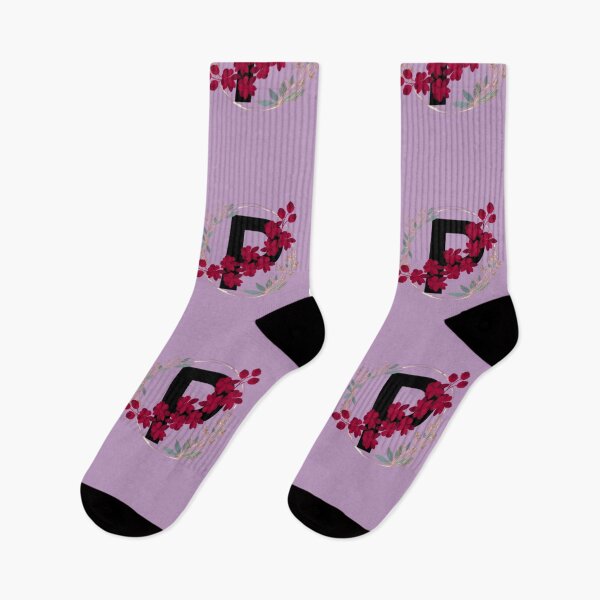 Item preview, I love letter( Alphabet) P floral pattern designed and sold by Sparkdesigner2.