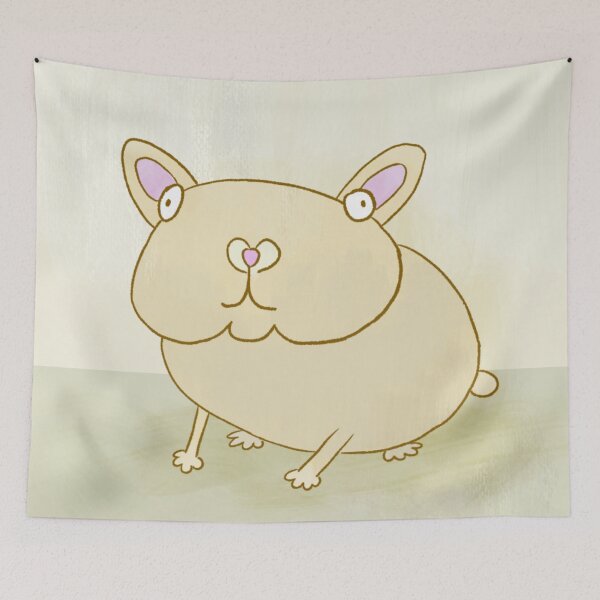 Item preview, Hampter painting designed and sold by OrangesAndFun.