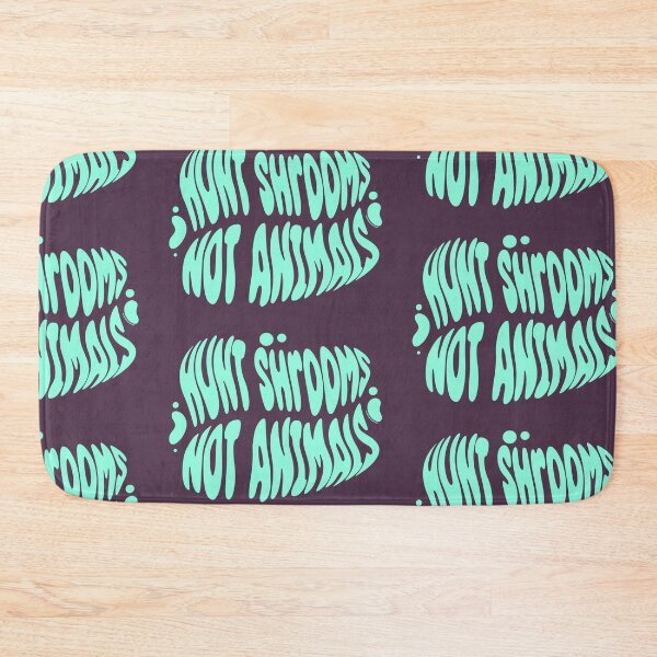 Item preview, Hunt Shrooms Not Animals | 60s Psy Lettering designed and sold by monkeybusiness.pt.