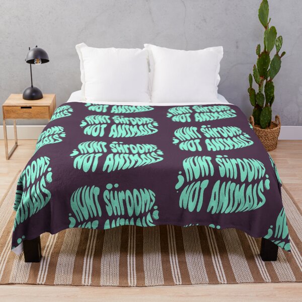 Item preview, Hunt Shrooms Not Animals | 60s Psy Lettering designed and sold by monkeybusiness.pt.