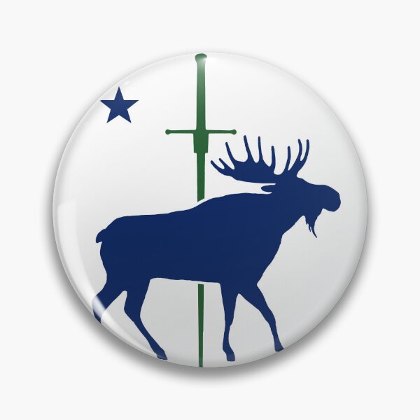 Item preview, Minimal Moose - White Background designed and sold by MHFencing.