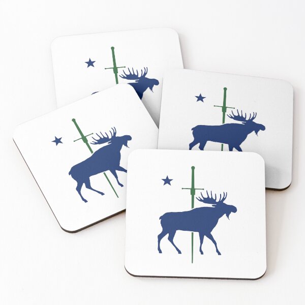 Item preview, Minimal Moose - White Background designed and sold by MHFencing.
