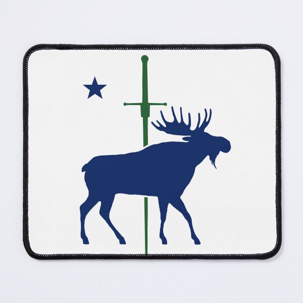 Item preview, Minimal Moose - White Background designed and sold by MHFencing.