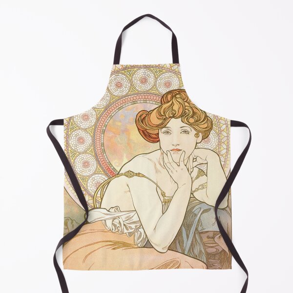 Item preview, The Precious Stones - Topaz (La Topaze), by Alphonse Mucha. HIGH DEFINITION designed and sold by MINDTHECHERRY.