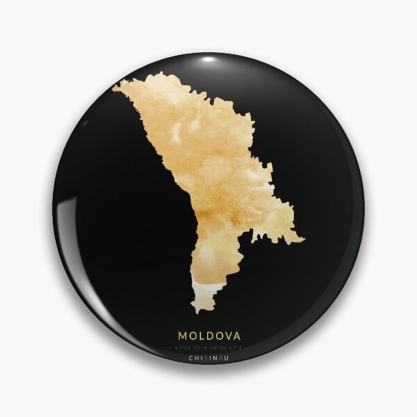 Item preview, Moldova map in gold color designed and sold by Jerhus.
