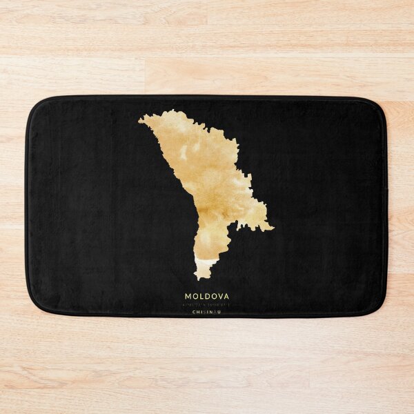 Item preview, Moldova map in gold color designed and sold by Jerhus.