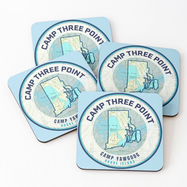 Item preview, Rhode Island Souvenir Map - Camp Three Point Yawgoog designed and sold by Willz Designz.