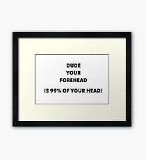 bad words Framed Print