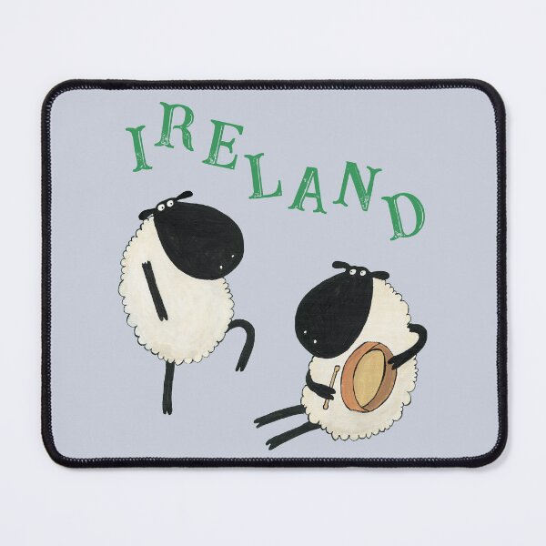 Item preview, Ireland, Sheep Dancing And Playing The Bodhrán By Irish Artist Carla Daly designed and sold by Carla Daly.