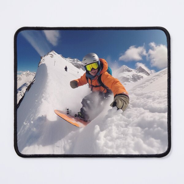 Item preview, Snowboarding high moutains powder designed and sold by ViktorLevi.