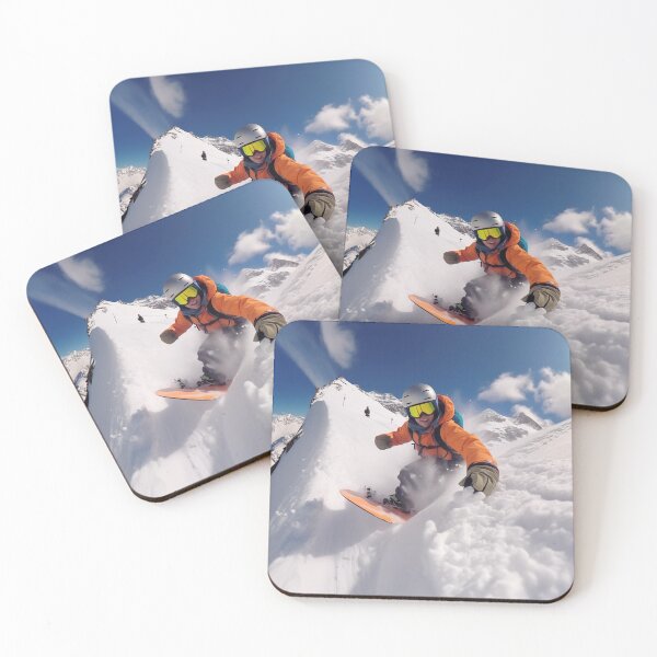 Item preview, Snowboarding high moutains powder designed and sold by ViktorLevi.