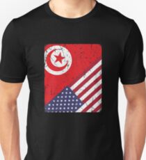 Tunisia American Flag Apparel Unisex T-Shirt