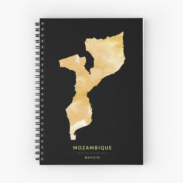 Item preview, Map of Mozambique in gold color designed and sold by Jerhus.