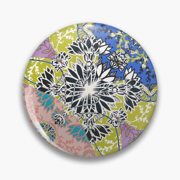 Item preview, Patrón de flores mixtas #3 designed and sold by Patternifly.
