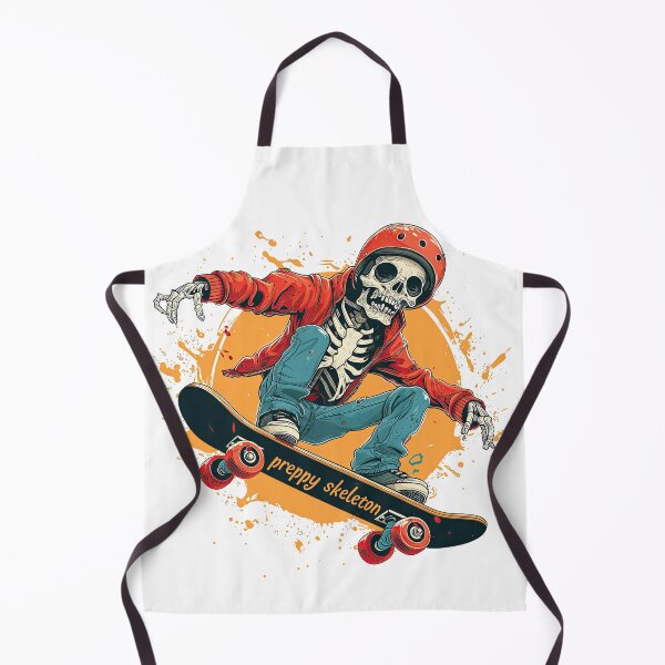 Item preview, Preppy Skeleton: Skateboard Tricks in Vivid Motion designed and sold by ai1art.