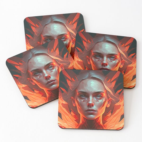 Item preview, Dreamscape Fire Serenade: Abstract Fusion of Sleep and Flowing Surreality designed and sold by iQuorra.