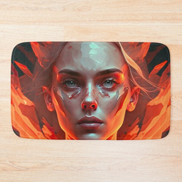 Item preview, Dreamscape Fire Serenade: Abstract Fusion of Sleep and Flowing Surreality designed and sold by iQuorra.