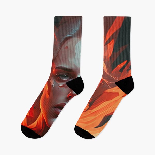 Item preview, Dreamscape Fire Serenade: Abstract Fusion of Sleep and Flowing Surreality designed and sold by iQuorra.