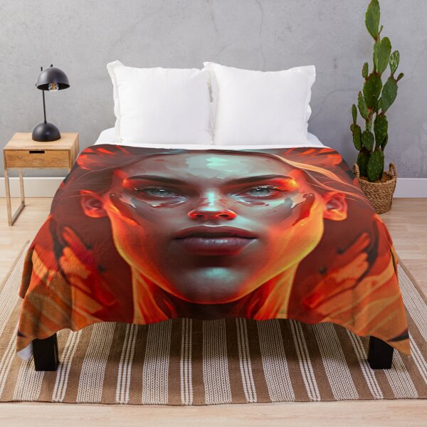 Item preview, Dreamscape Fire Serenade: Abstract Fusion of Sleep and Flowing Surreality designed and sold by iQuorra.