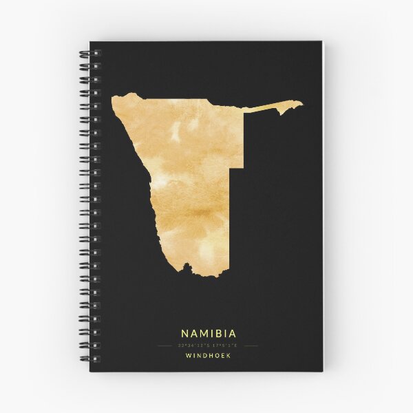 Item preview, Namibia map in gold color designed and sold by Jerhus.