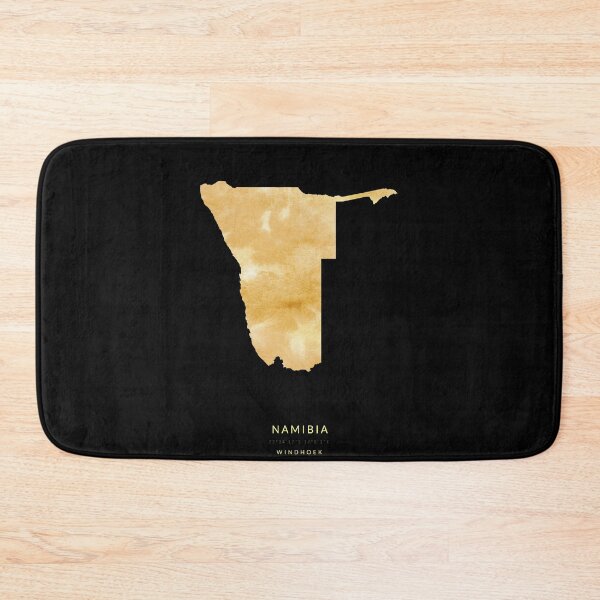 Item preview, Namibia map in gold color designed and sold by Jerhus.