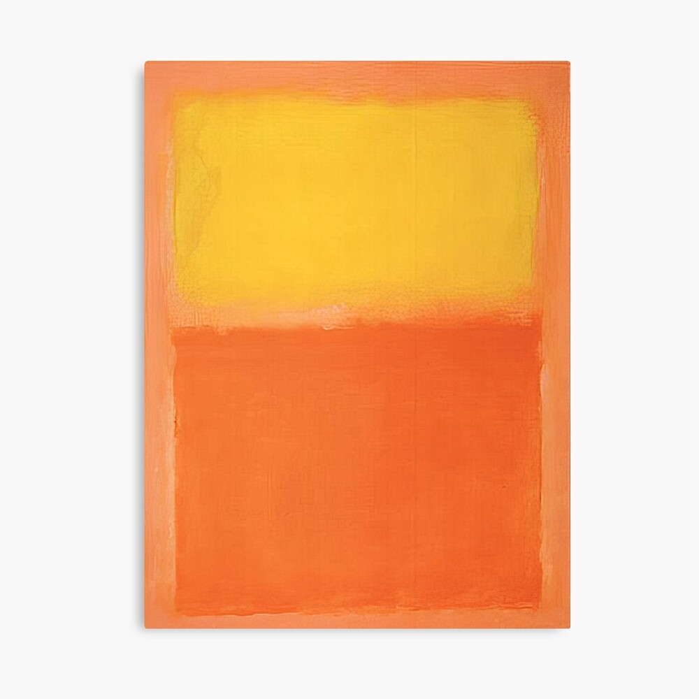 Mark Rothko - Orange and Yellow - 1956 Canvas Print