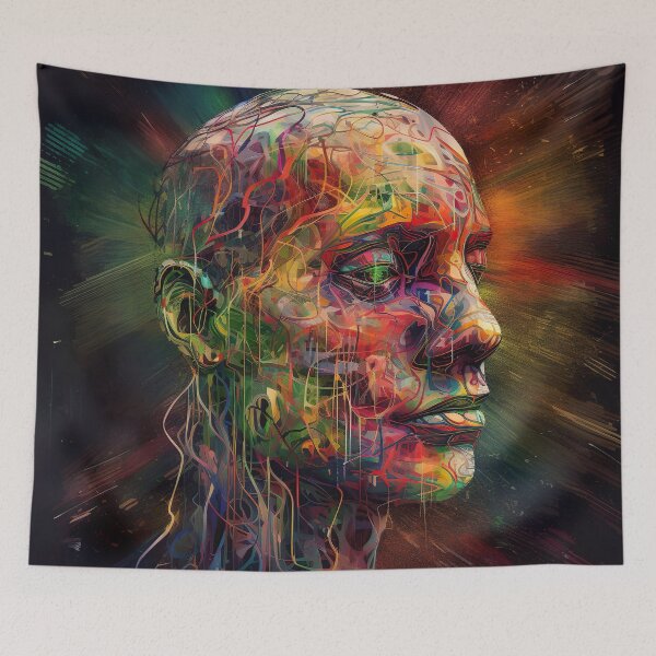 Item preview, Dreamscape Harmony: Abstract Fusion of Sleep and Flowing Imagery designed and sold by iQuorra.