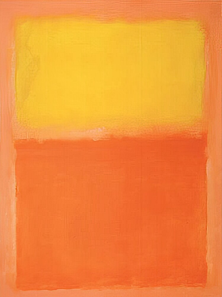 Thumbnail 3 of 3, Sticker, Mark Rothko - Orange and Yellow - 1956 designed and sold by thompart.