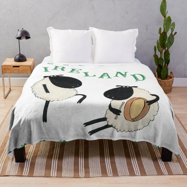 Item preview, Ireland, Sheep Dancing And Playing The Bodhrán By Irish Artist Carla Daly designed and sold by Carla Daly.